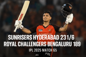 Sunrisers Hyderabad vs Royal Challengers Bengaluru – IPL 2025 Match 65 Highlights & Full Scorecard